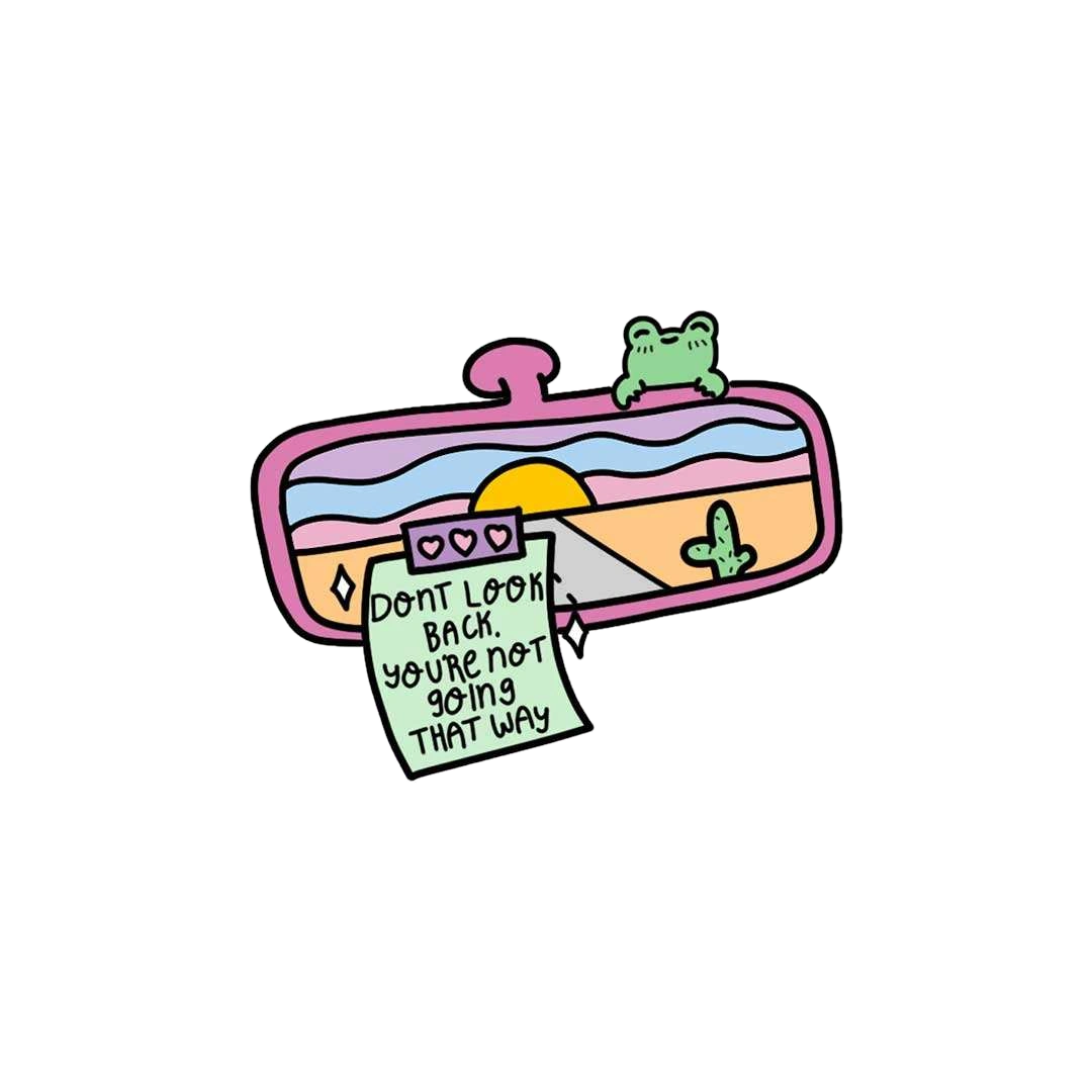 Don't Look Back Youre Not Going That Way Sticker